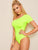Neon Lime One Shoulder Bodysuit