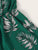 Leaf Print Halter Romper