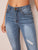 Ripped Raw Hem Skinny Jeans