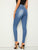 Bleach Wash High Waist Skinny Jeans