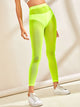 Neon Lime Sheer Leggings Without Pantie