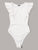 Ruffle Armhole Solid Bodysuit