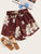 Floral Print Self Tie Shorts