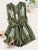Patched Criss Cross Back Romper