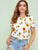 Sunflower Print Top