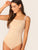 Swiss Dot Mesh Overlay Bodice Tank Bodysuit