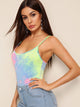 Tie Dye Skinny Cami Bodysuit