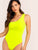 Neon Yellow One Shoulder Bodysuit