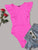 Ruffle Armhole Solid Bodysuit