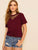 Dobby Mesh Insert Solid Tee