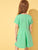Toddler Girls Scallop Neck High Waist Skater Dress