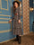 Ditsy Floral Print Frill Trim Dress Without Belt