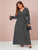 Plus Daisy Flower Split Thigh Belted Maxi Dress