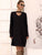 Keyhole Neck Drop Shoulder Tee Dress