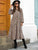 Tie Front Leopard Print A-line Dress