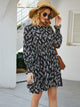 Ditsy Floral Shirred Waist Swing Dress