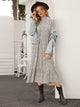 Dalmatian Print Keyhole Back Dress