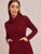 Funnel Neck Pocket Detail Maxi Dress