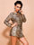 Missord Fitted Sequin Dress With Belt