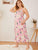 Plus Floral Print Cami Night Dress