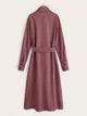 Allover Print Belted Shirt Dress