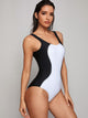 Two Tone One Piece Swimwear