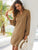 Ditsy Floral Print V-neck Tunic Dress