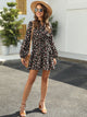 Floral Print Button Front Shirt Dress