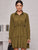 All Over Print Button Front Shirt Dress