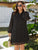 Plus Allover Print Chiffon Tunic Dress