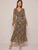 Knot Cuff Self Tie Chiffon Dress