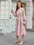 Contrast Guipure Lace Chelsea Collar Bell Sleeve Dress