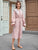 Contrast Guipure Lace Chelsea Collar Bell Sleeve Dress