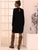 Keyhole Neck Drop Shoulder Tee Dress
