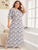 Plus Floral Print Night Dress