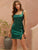 DKRX Slit Hem Sequin Cami Dress