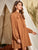 Tie Neck Bishop Sleeve Smock Dress