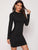 Solid Tie Back Bodycon Dress