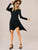Hanky Hem Solid Dress