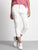 Frayed Ripped Capri Jeans