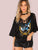Oversized Grungy Trade Mark Graphic Top