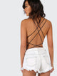 Strappy Backless Bodysuit