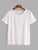 Black Rolled Sleeve Basic T-shirt