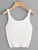 Ribbed Knit Crop Tank Top