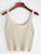 Ribbed Knit Crop Tank Top