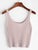 Ribbed Knit Crop Tank Top