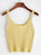Ribbed Knit Crop Tank Top