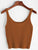 Ribbed Knit Crop Tank Top