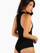 Mock Neck Racerback Bodysuit