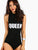 Mock Neck Racerback Bodysuit